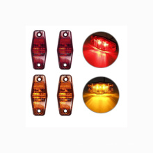 NITOYO  2 Diodes Led Mini Oval Trailer Led Side Fender Marker Lights Waterproof Led Marker Light